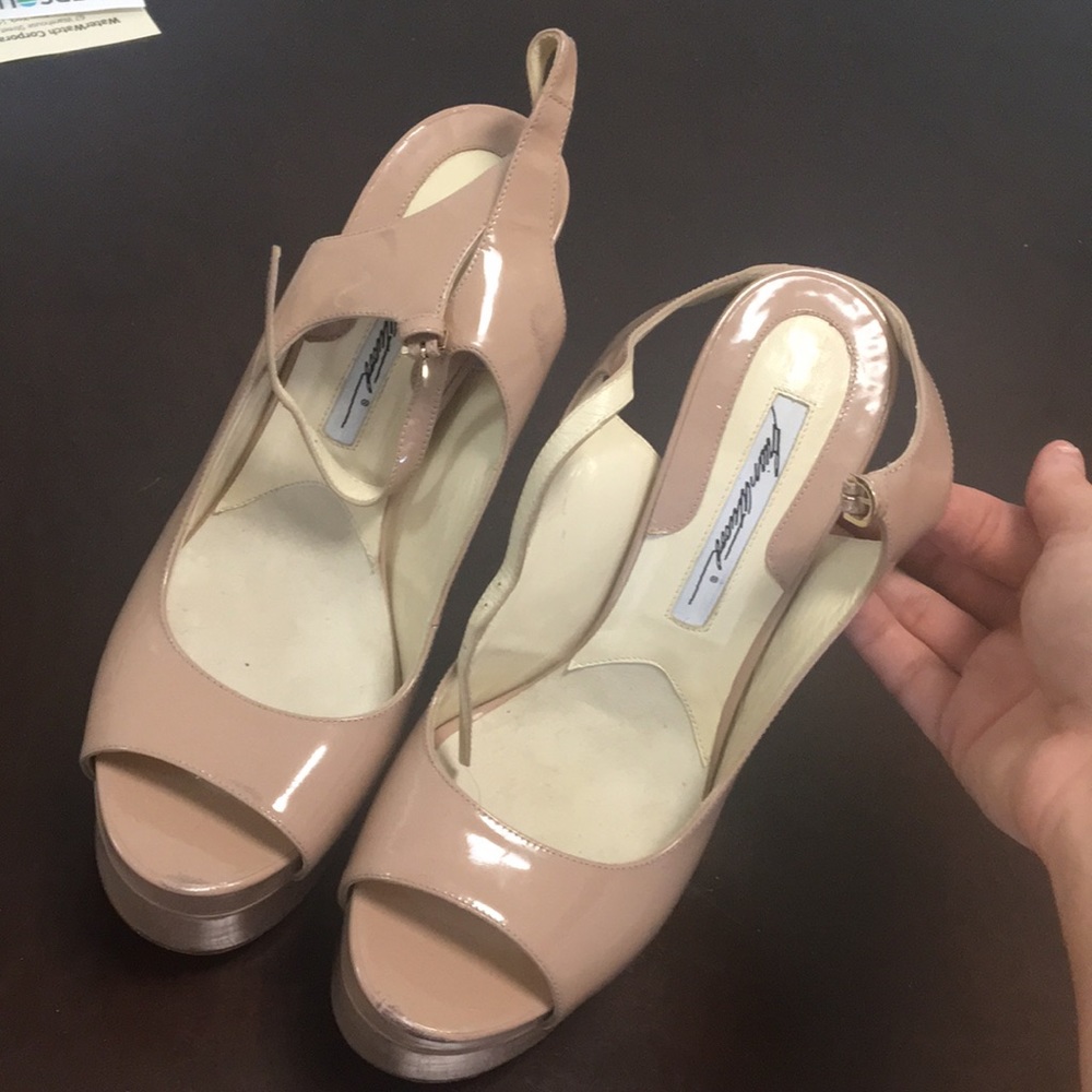 Nude Brian Atwood sandals